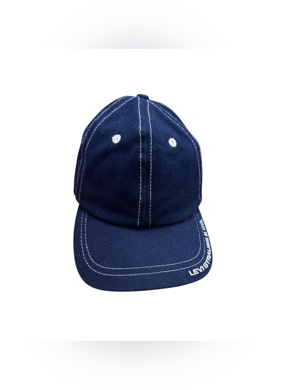 Levi's Navy Blue Cap with White Stitching